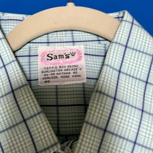 Sam’s Tailors 100% Handmade Button Down Shirt. Pristine Condition - Picture 4 of 6